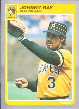 1985 Fleer #473 Johnny Ray Front