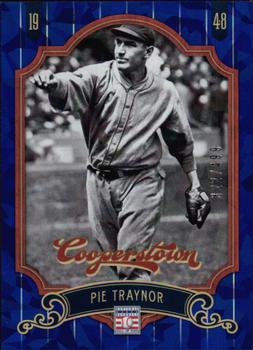 2012 Panini Cooperstown - Crystal Collection Blue #48 Pie Traynor Front