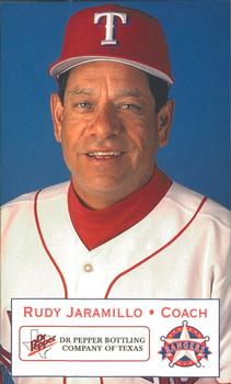 1998 Dr. Pepper Texas Rangers #NNO Rudy Jaramillo Front