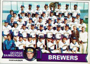 1979 Topps - Team Checklists #577 Milwaukee Brewers / George Bamberger Front