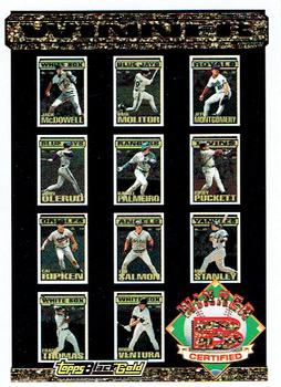 1994 Topps - Black Gold Certified Winners Redeemed/Exchange #B Winner B 12-22 Front