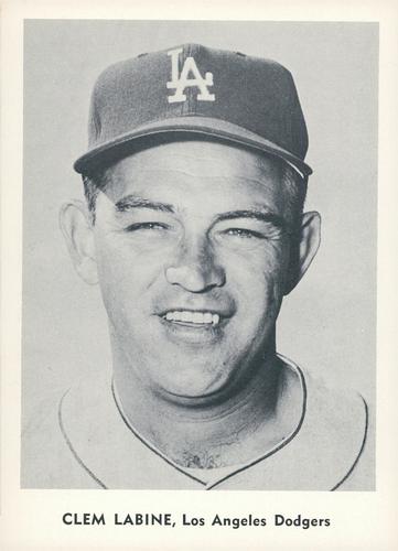 1959 Jay Publishing Los Angeles Dodgers #NNO Clem Labine Front