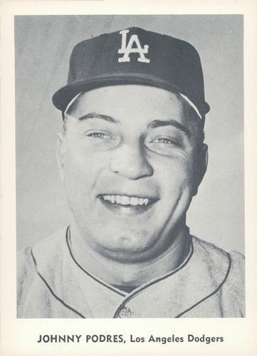 1959 Jay Publishing Los Angeles Dodgers #NNO Johnny Podres Front