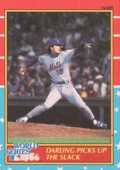 1987 Fleer - World Series #5 Darling Picks Up the Slack Front