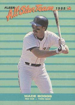 1988 Fleer - All-Star Team #8 Wade Boggs Front