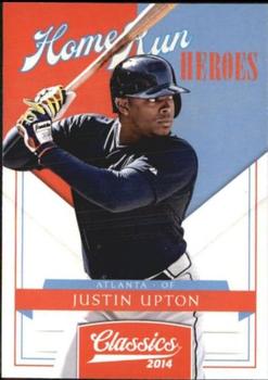 2014 Panini Classics - Home Run Heroes #18 Justin Upton Front