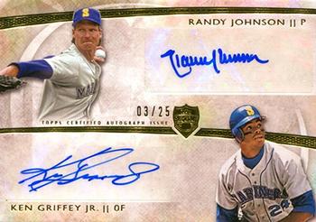 2014 Topps Supreme - Dual Autographs #DA-JG Ken Griffey Jr. / Randy Johnson Front