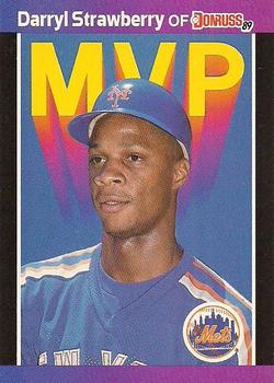 1989 Donruss - Bonus MVP's #BC-6 Darryl Strawberry Front