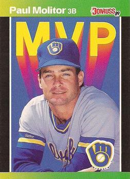 1989 Donruss - Bonus MVP's #BC-9 Paul Molitor Front