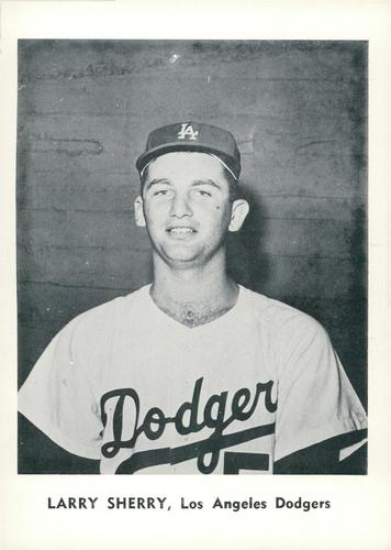 1961 Jay Publishing Los Angeles Dodgers #NNO Larry Sherry Front