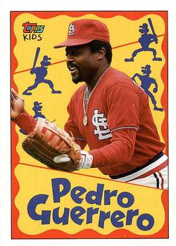 1992 Topps Kids #26 Pedro Guerrero Front