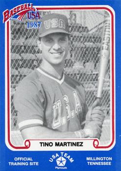 1987 BDK Pan Am Team USA Blue #NNO Tino Martinez Front