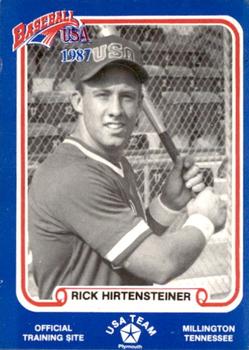 1987 BDK Pan Am Team USA Blue #NNO Rick Hirtensteiner Front