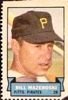 1969 Topps Stamps #NNO Bill Mazeroski Front