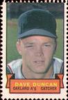 1969 Topps Stamps #NNO Dave Duncan Front