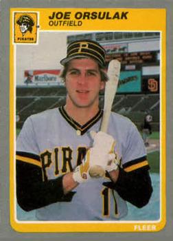 1985 Fleer Update #U-85 Joe Orsulak Front