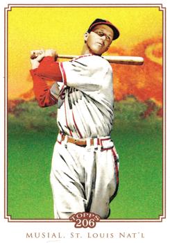 2010 Topps 206 #343 Stan Musial Front