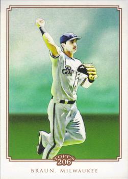 2010 Topps 206 #348 Ryan Braun Front