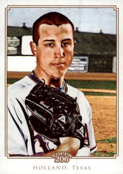 2010 Topps 206 #27 Derek Holland Front