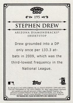 2010 Topps 206 #195 Stephen Drew Back