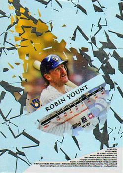 2014 Topps High Tek - Cracked Ice Pattern #HT-RY Robin Yount Back