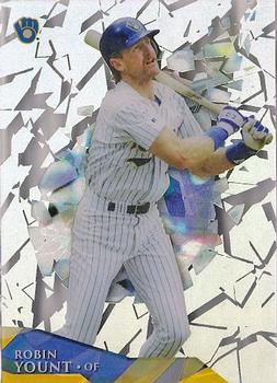 2014 Topps High Tek - Cracked Ice Pattern #HT-RY Robin Yount Front