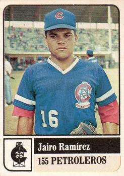 1991-92 Venezuelan Winter League Stickers #155 Jairo Ramirez Front