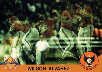 1994-95 Line Up Venezuelan Winter League #201 Wilson Alvarez Front