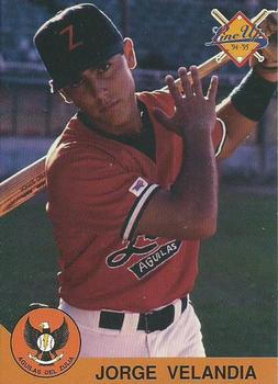 1994-95 Line Up Venezuelan Winter League #226 Jorge Velandia Front