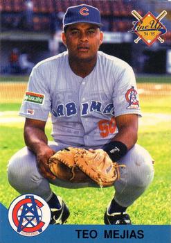 1994-95 Line Up Venezuelan Winter League #252 Teo Mejias Front