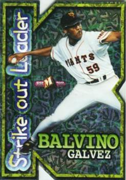 1998 BBM Diamond Heroes - Strikeout Leaders #K4 Balvino Galvez Front