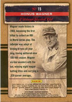 2014 Panini Classics - Legendary Lumberjacks #15 Honus Wagner Back