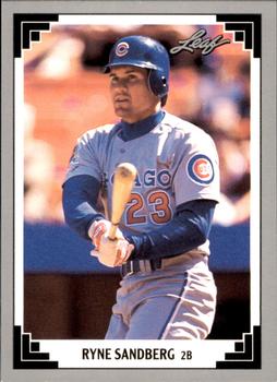 1991 Donruss - Leaf Previews #2 Ryne Sandberg Front