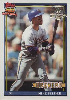 1991 Topps - Desert Shield #44 Mike Felder Front