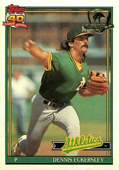 1991 Topps - Desert Shield #250 Dennis Eckersley Front