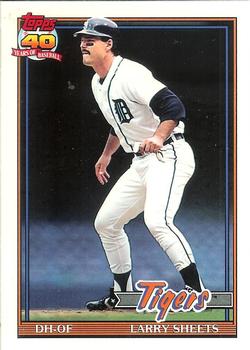 1991 Topps - Collector's Edition (Tiffany) #281 Larry Sheets Front