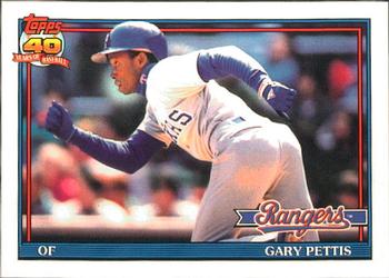 1991 Topps - Collector's Edition (Tiffany) #314 Gary Pettis Front