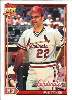 1991 Topps - Collector's Edition (Tiffany) #351 Joe Torre Front