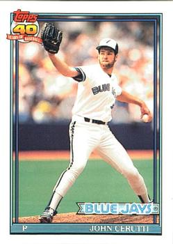 1991 Topps - Collector's Edition (Tiffany) #687 John Cerutti Front