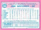 1991 Topps Micro #196 Jim Vatcher Back