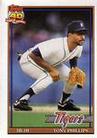 1991 Topps Micro #583 Tony Phillips Front