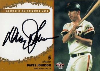 2013 BBM Legendary Foreigners 2 Deep Impact - Autographed #NNO Davey Johnson Front