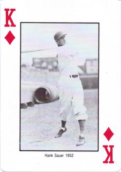 1985 Jack Brickhouse Chicago Cubs Playing Cards #K♦ Hank Sauer Front