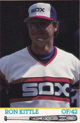 1986 Coca-Cola Chicago White Sox #NNO Ron Kittle Front