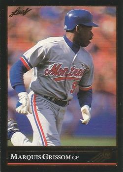 1992 Leaf - Black Gold #273 Marquis Grissom Front