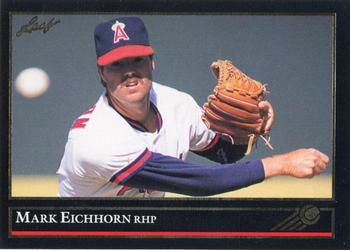 1992 Leaf - Black Gold #97 Mark Eichhorn Front