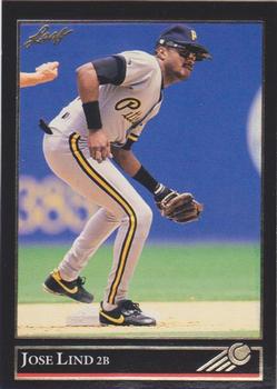 1992 Leaf - Black Gold #175 Jose Lind Front