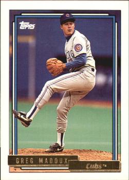 1992 Topps - Gold #580 Greg Maddux Front