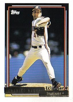 1992 Topps - Gold Winners #299 Charles Nagy Front