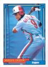 1992 Topps Micro #647 Marquis Grissom Front